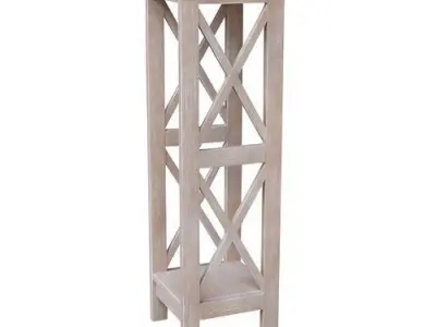 Eamon Square Multi-Tiered Plant Stand - 4 Colour 3D model