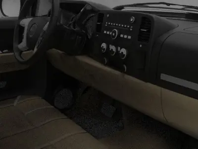 gmc 2012 sierra  Low-poly 3D model