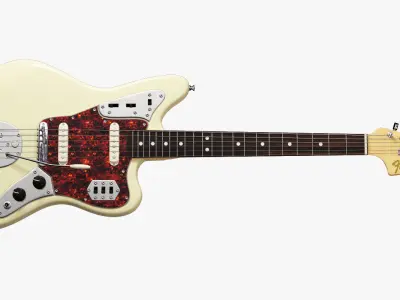 Fender Jaguar Electric Guitar 3D model