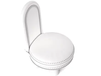furniture Chair pouffe  3D model