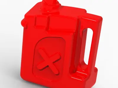 Stylish Jerry Can 3D print model