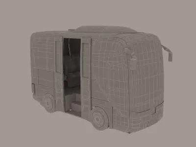 Mini Bus 2019 3D model