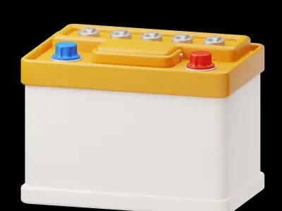 Automotive 3D Icon 3D model