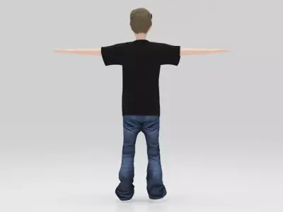 George russell F1 Rigged  Low-poly 3D model