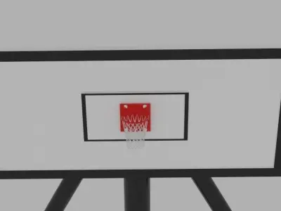 Net Basket Low-poly 3D model