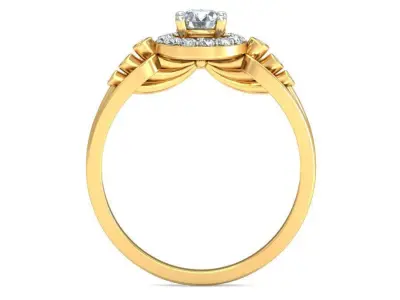 elegant luxury ring 3D print model buy