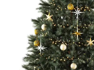 Christmas Tree and Decoration set02 3D model