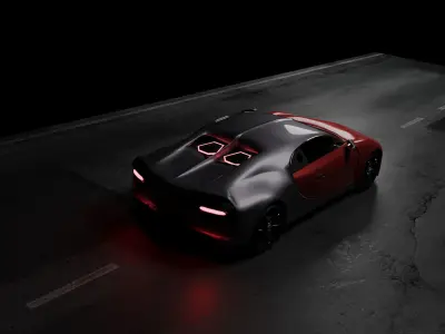 Bugatti Chiron 3D model 3D model