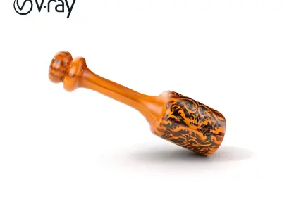 Decorative Wooden Mallet Model Pack Low-poly 3D model