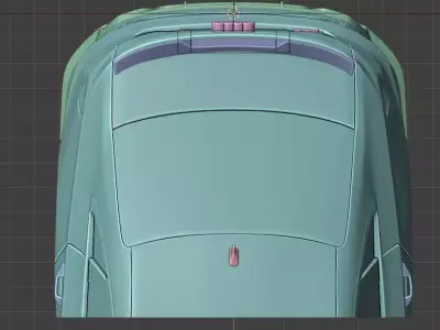 Audi RS3 2024  Rear Side  High-Quality 3D Printable Model 3D print model