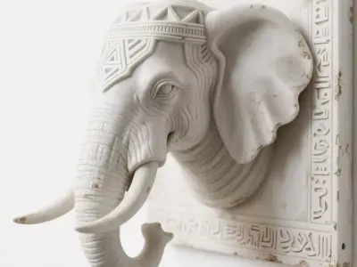 elephant 3D print model purchase