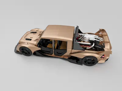 Jeep Gladiator Sport 3D model