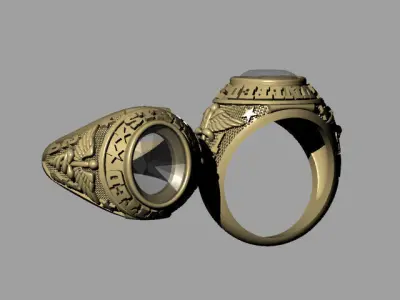 United States Navy Hospital Ring  3D print model