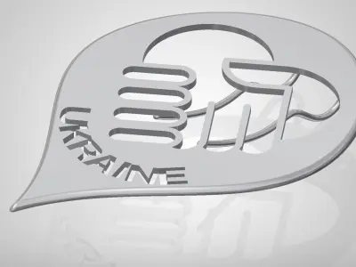 UKRAINE Peace BADGE 52648 Free 3D model