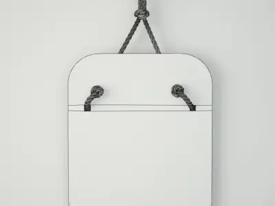 Sander Wall Mirror 3D model