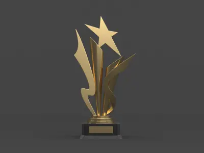 Trophy Cups 3D model 29