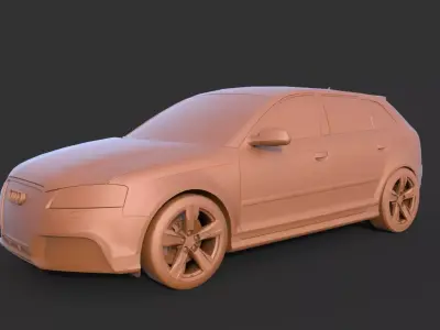 Audi RS3 Sportback 3D print model