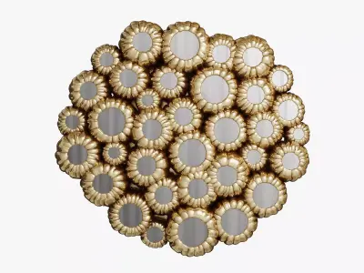 Decorative Mirror Buds 3D model