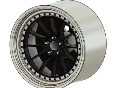 3SDM 3 41 RIMS FOR DIECAST 64 SCALE 3D print model
