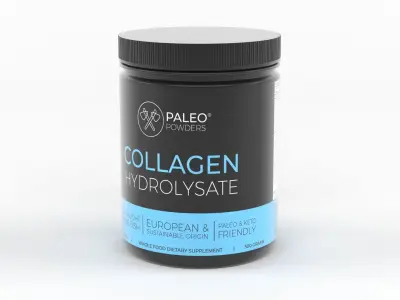 Protein Powder 3D model 123