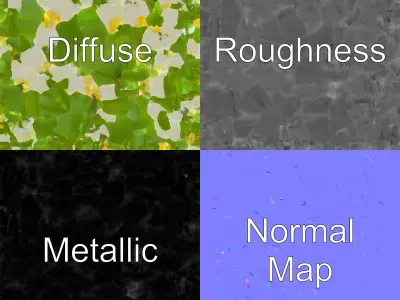 Lily of the Valley Nature-Inspired Realistic Floral model pack Low-poly 3D model