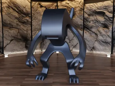 Xenomorph Creature Figure Fan Art Toy  3D print model