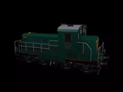 FABLOK SM30 diesel locomotive 3D model
