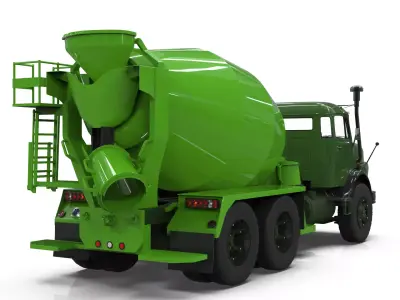 Mercedes-Benz 2624 Concrete Mixer Truck 3D model