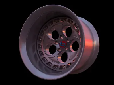 Car Wheel - Brada Forged TF-0 3D model