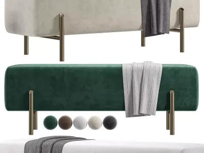 Former In Italia Bench By Brera 3D model