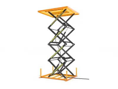 Load Lifting Platform Scissors Lift 3D model