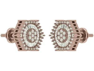 Earring 3D print model 29