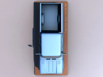 Dodge Power Wagon D700 Pickup 3D print model
