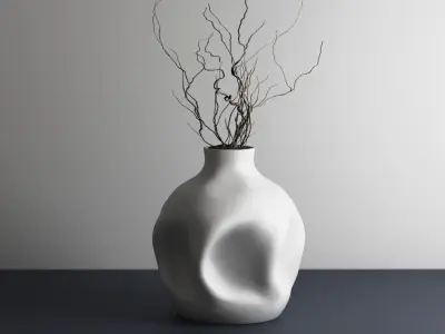 vase pot planter 3d print 867 3D print model