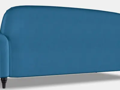 ESSEBODA 3-seat sofa 5 Low-poly 3D model