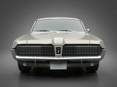 1968 Mercury Cougar 3D model