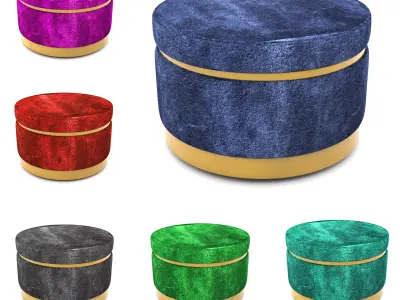 pouf chair 3D model