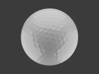 Highpoly Golfball 3D model