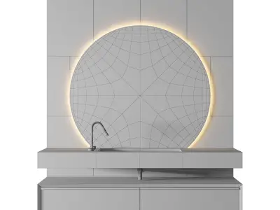 Luxury Bathroom 211 3D model
