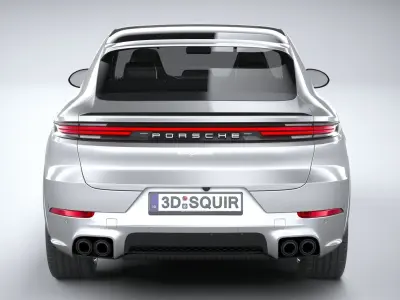 Porsche Cayenne E-Hybrid Coupe 2024 3D model