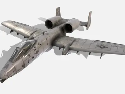 3D printed replica of the fearsome A-10 3D print model