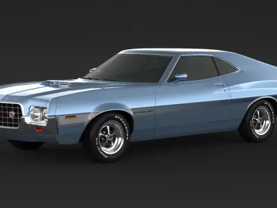 Ford Gran Torino Sport 3D model