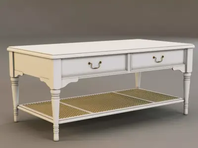 Laura Ashley coffee table 3D model