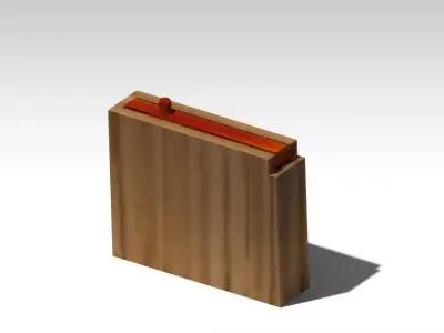 Snake wood toy Free 3D model