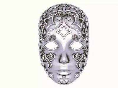 mask pendant 3D print model
