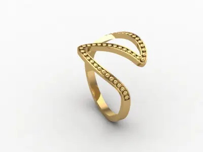 ringcurvebead 3D print model