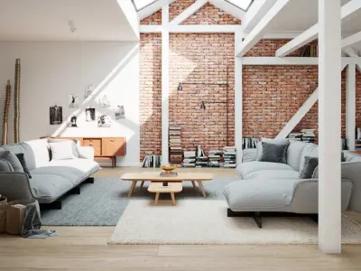Workshop Apartment in London Cinema 4D and Vray 6 ACES 3D model