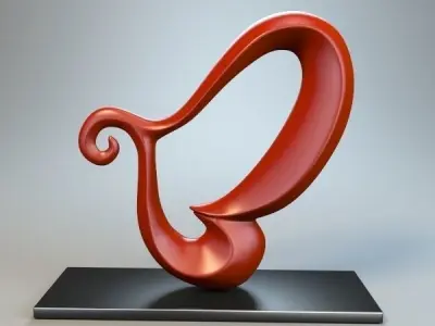 Abstract Figure 3D model 23