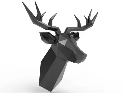 Deer Sculpture  3D model