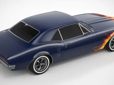 Pontiac Firebird 1967 Custom 3D model